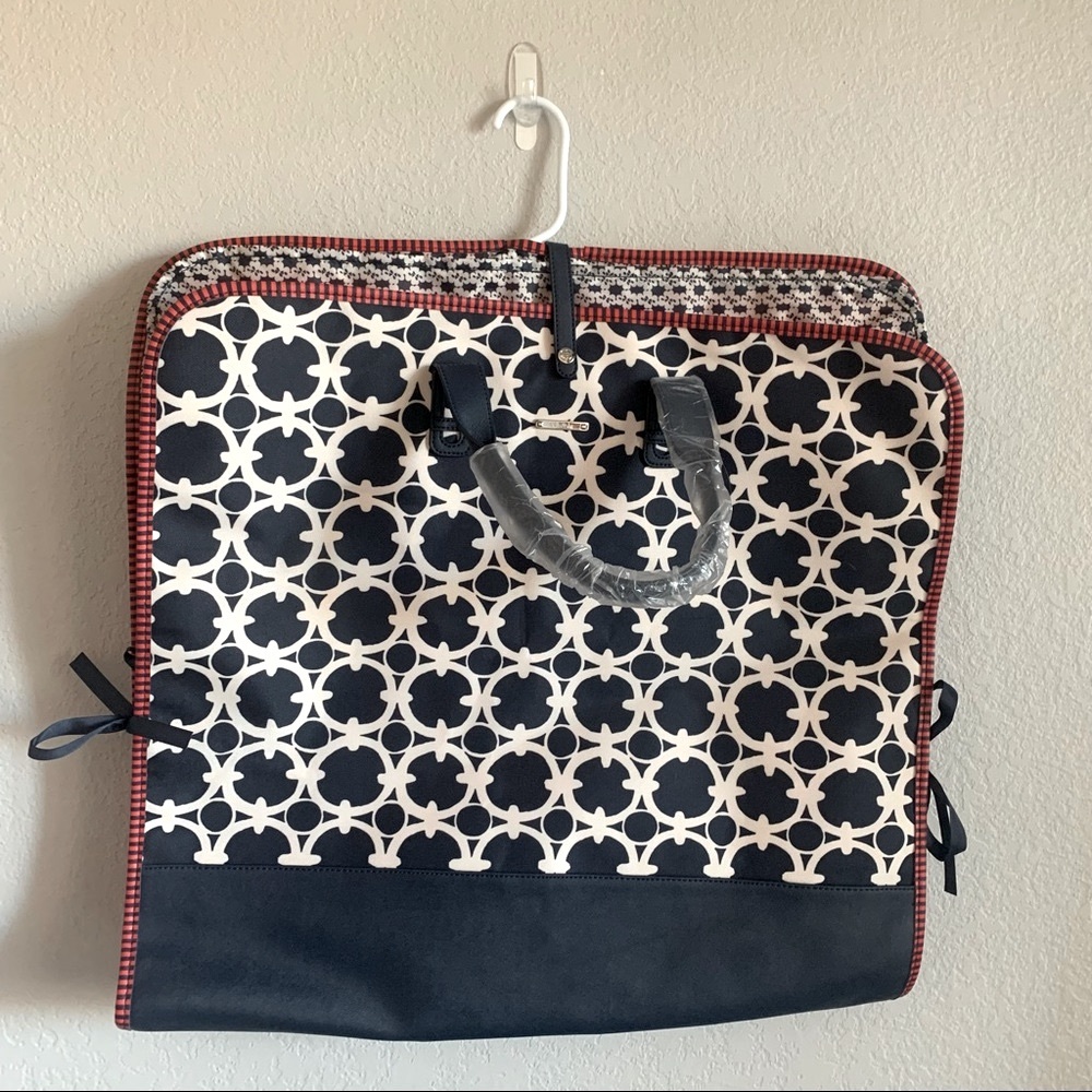 Stella & Dot Navy Nautical Limited Edition Garment Bag